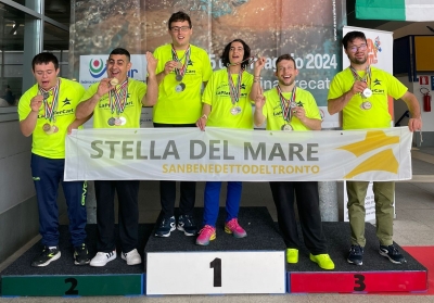 A Torino iragazzi della Stella del Mare San Benedetto si vestono di tricolore: vinto il titolo italiano nel salvamento.