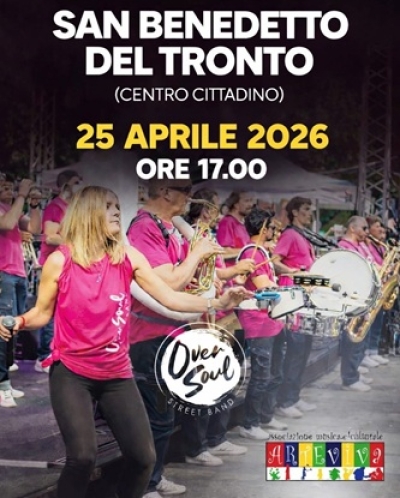 Oversoul Street Band in Concerto: Soul & Funky Live il 25 Aprile a S.Benedetto del Tronto