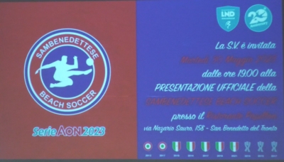 Presentazione della Happy Car Beach Soccer