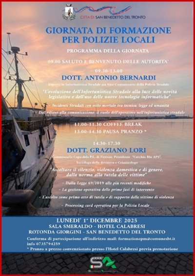 Al Calabresi un corso gratuito per gli operatori di Polizia Locale