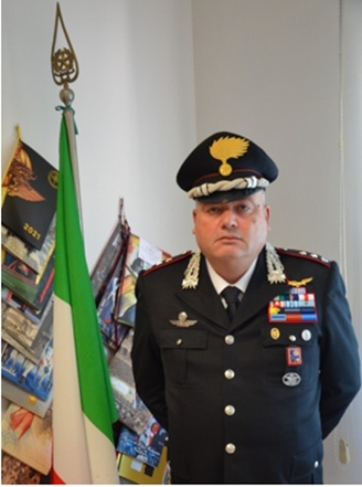 IL TENENTE COLONNELLO NINO DE LUCA ASSUME IL COMANDO DELLA COMPAGNIA CARABINIERI DI GIULIANOVA IN SEDE VACANTE