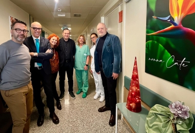 Ast Ascoli: i fratelli Panichi donano nuovi arredi al reparto di medicina dell'ospedale 'Mazzoni'