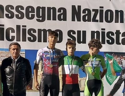 Edoardo Fiorini in luce ai Campionati Italiani Giovanili su Pista
