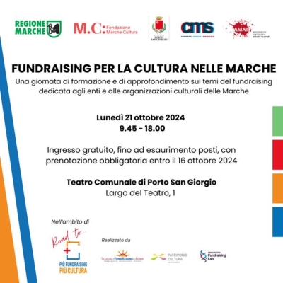 Giornata di formazione sul Fundraising culturale