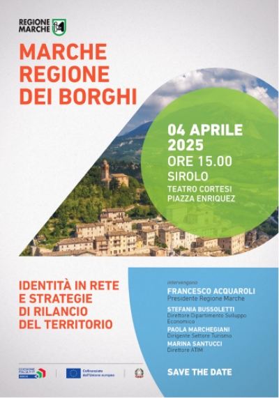 MARCHE REGIONE DEI BORGHI: IL PRESIDENTE ACQUAROLI A SIROLO PER FARE IL PUNTO SULLE STRATEGIE DI RILANCIO DEL TERRITORIO