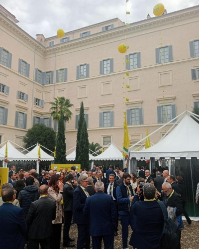 Coldiretti Marche con il presidente Mattarella alla festa degli 80 anni dell’associazione