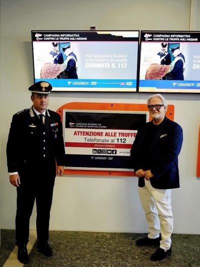 Truffe agli anziani: continua l’attività di prevenzione dei Carabinieri. Spot antitruffa negli ospedali della provincia di Teramo