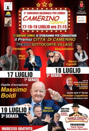 Finisce col botto anche l&rsquo;edizione 2025 di Camerino Cabaret
