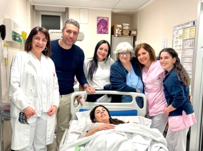 La piccola Anita prima nata del 2026 all'ospedale di Fermo