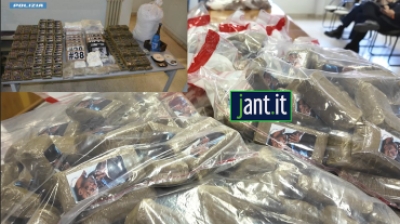 Arrestato un uomo in possesso di oltre 100 kg di sostanze stupefacenti