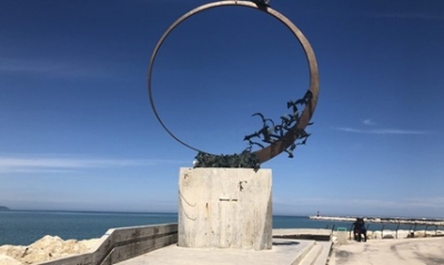 Restauro “Monumento al gabbiano Jonathan Livingston”