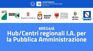 #REG4IA: AL VIA LA SPERIMENTAZIONE DELL&rsquo;INTELLIGENZA ARTIFICIALE NELLA PUBBLICA AMMINISTRAZIONE, LE MARCHE TRA LE PROTAGONISTE DEL PROGETTO INTERREGIONALE