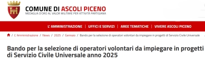 &Egrave; online il nuovo bando del Dipartimento per le Politiche Giovanili e il Servizio Civile Universale per la selezione di operatori volontari da impiegare in progetti afferenti a programmi di intervento di Servizio Civile Universale