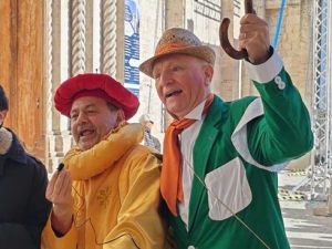 Carnevale di Ascoli Piceno, studenti protagonisti in piazza del Popolo