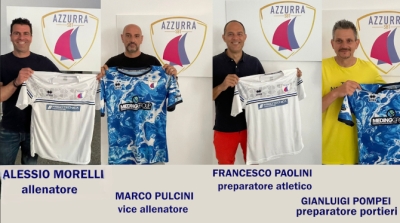 La neo promossa Azzurra SBT ha ufficializzato il nuovo staff per il campionato di Promozione