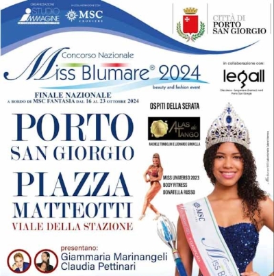 Miss Blumare fa tappa a Porto San Giorgio, per una serata da vivere tra moda ed eleganza