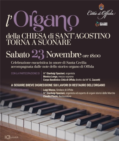 L'organo della Chiesa Sant'Agostino torna a suonare