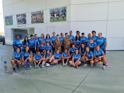 Rugby: la Nazionale Femminile partecipa al team building a cura dell’Esercito Italiano