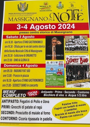 Torna l'evento Massignano IN NOTE