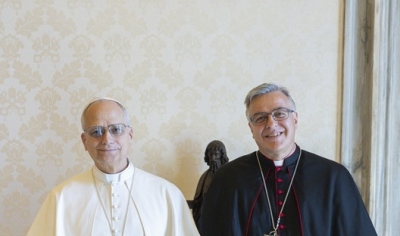 Ascoli Piceno - Il vescovo Palmieri in udienza privata dal Papa