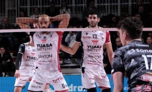 Tanta felicit&agrave; in casa Yuasa Battery dopo il successo di Padova