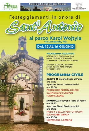 Festa del quartiere S. Antonio al Parco Wojtyla