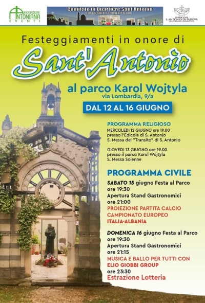 Festa del quartiere S. Antonio al Parco Wojtyla