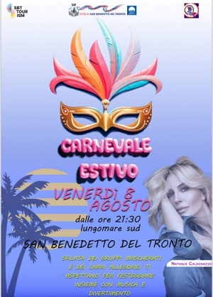 Carnevale estivo, la sfilata dei carri con musica e spettacoli sul lungomare sud