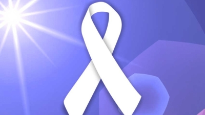 Alla Palazzina Azzurra un fiocco bianco contro il cancro ai polmoni