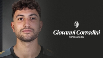 Ascoli Calcio - Ufficiale il centrocampista Corradini, ennesimo colpo di mercato per i bianconeri
