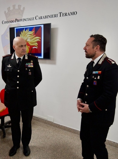 Visita del Comandante della Legione Carabinieri “Abruzzo e Molise” al Comando Provinciale di Teramo