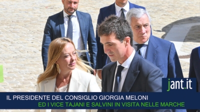 Il vertice di Governo Italiano in visita nelle Regione Marche