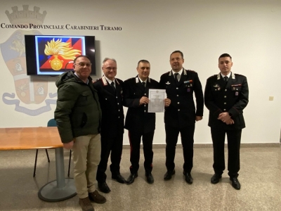 Cerimonia di saluto ai Carabinieri che lasciano il servizio e consegna riconoscimenti