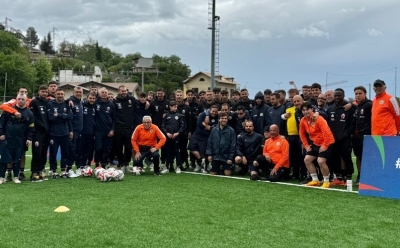 Ascoli Calcio - I bianconeri si allenano con i ragazzi di 'Ascoli for Special': promessa mantenuta