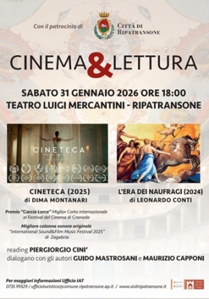 Cinema &amp; Lettura al Teatro Mercantini di Ripatransone