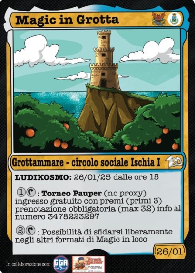 “Magic in Grotta”, si torna a giocare nel Centro Ischia I