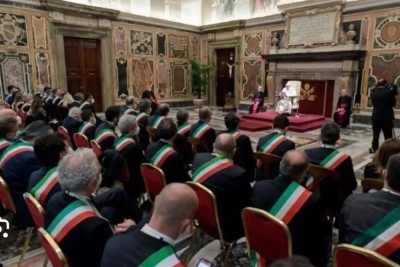 I sindaci dei Comuni capoluogo domani in udienza privata dal Papa