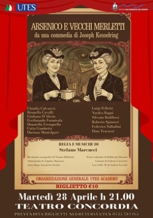 SPETTACOLO TEATRALE UTES &ldquo;ARSENICO E VECCHI MERLETTI&rdquo;