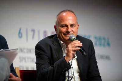 Cabaret Amore Mio!, Marco Santin riceve l'Arancia d’Oro e lancia un appello per Gaza