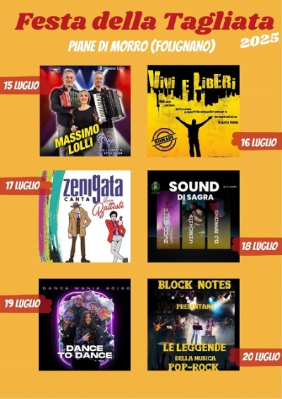 Tutta la bontà dell’estate: a Piane di Morro torna la Festa della Tagliata dal 15 al 20 luglio