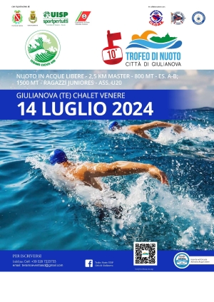 Domenica appuntamento con il 10&deg; Trofeo di nuoto citt&agrave; di Giulianova