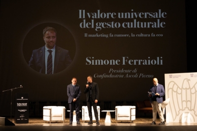 Tavola rotonda Confindustria Ascoli Piceno, connubio fra arte e imprese