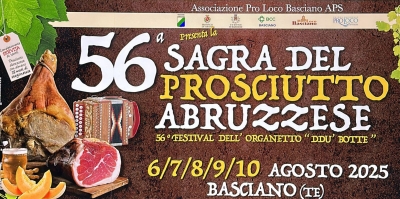 Al via la Sagra del Prosciutto Abruzzese a Basciano