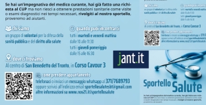 E' attivo a San Benedetto del Tronto lo Sportello Salute