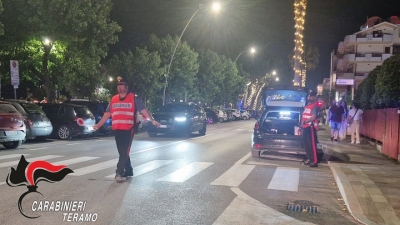 Carabinieri di Alba Adriatica, controlli notturni dei Comuni della costa