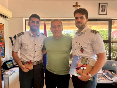 Il sindaco Antonio Spazzafumo incontra il ten. Gianmarco Murro, nuovo comandante della Compagnia della Guardia di Finanza di San Benedetto