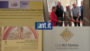 Inaugurata, ad Offida, la mostra della storia delle auto a Palazzo De Castellotti