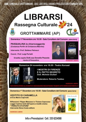 La Lido degli Aranci di Grottammare in un novembre di risate e cultura