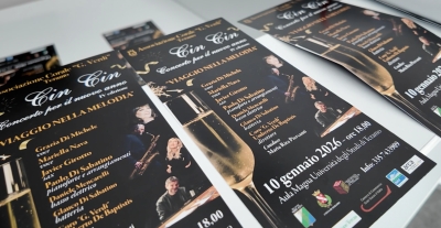 A Teramo sabato 10 gennaio il tradizionale concerto per il nuovo anno “Cin Cin, viaggio nella melodia”