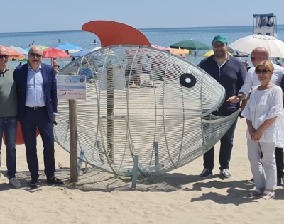 Ad Alba Adriatica arriva Polinemo, il pesce mangiaplastica
